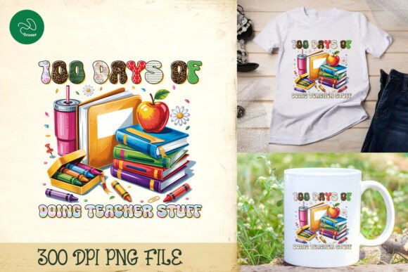 A Designer's Look at 100 Days of Doing Teacher Stuff PNG