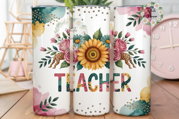 A Designer's Look at the Teacher Sunflower Tumbler Wrap