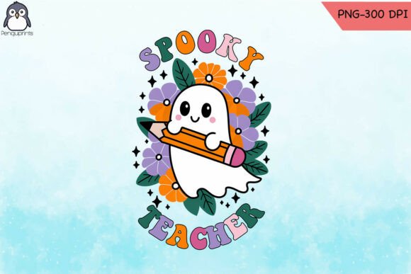 A Designer's Take on the Spooky Teacher Ghost PNG