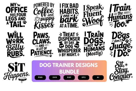 Beyond the Dog Paw: A Designer's Review of the Dog Trainer SVG Bundle