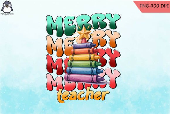 Evaluating the Merry Teacher Christmas PNG for Embroidery