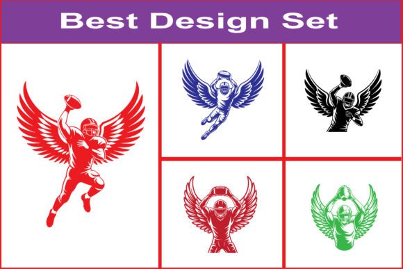 Evaluating Winged Football Player SVG for Real Embroidery Projects