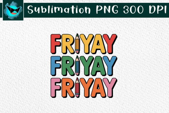 Friday Fri-yay Retro Teacher PNG: A Designer's Review