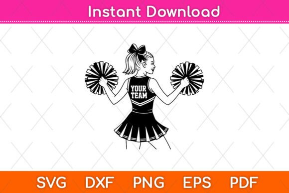 Review: Personalized Name Cheerleader SVG for Embroidery
