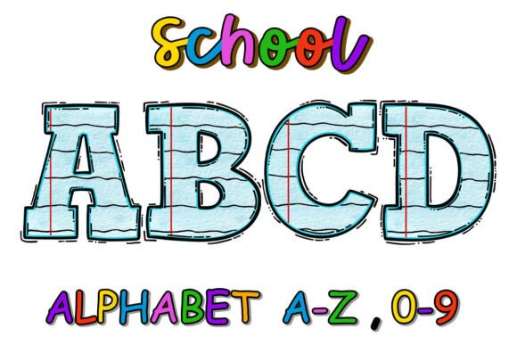 School Paper Alphabet Letters and Number: An Embroidery Designer's Practical Review