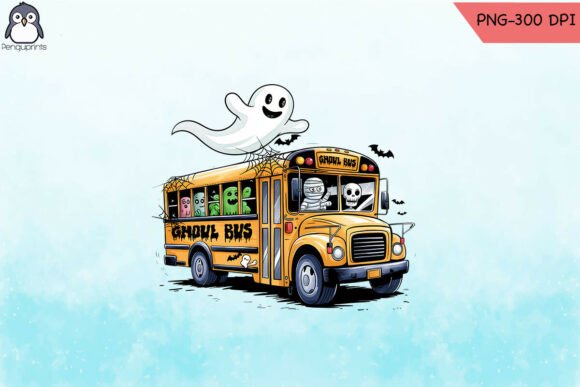 Spooky Embroidery: Ghoul Bus PNG Review