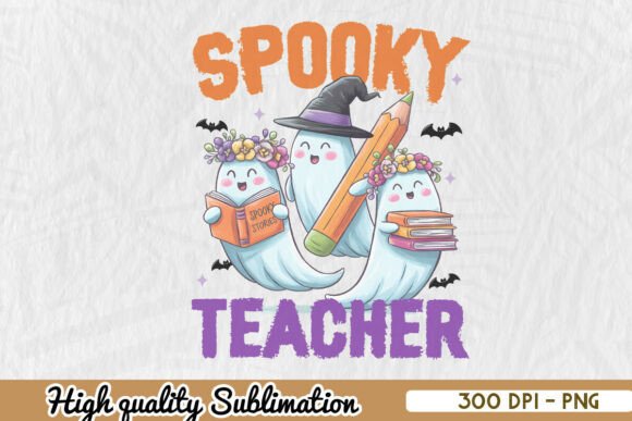 Spooky Teacher Sublimation Halloween PNG Review