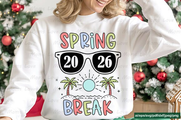Spring 2026 Break: A Fun and Colorful Embroidery Design