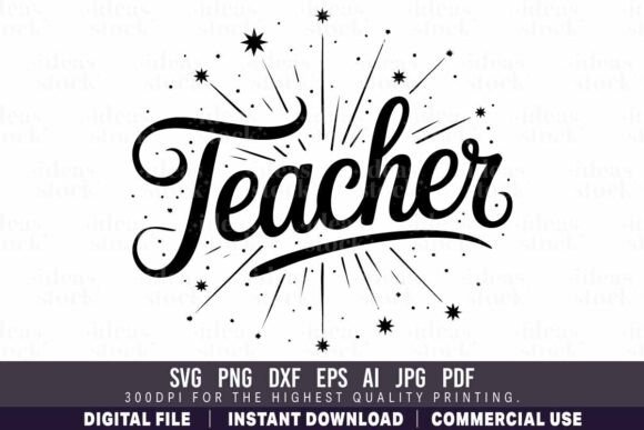 The Teacher Silhouette Design: A Professional Review