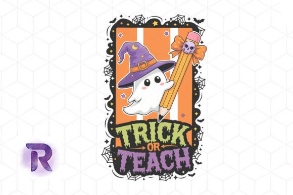 Trick or Teacher Sublimation PNG: A Fun Design Review